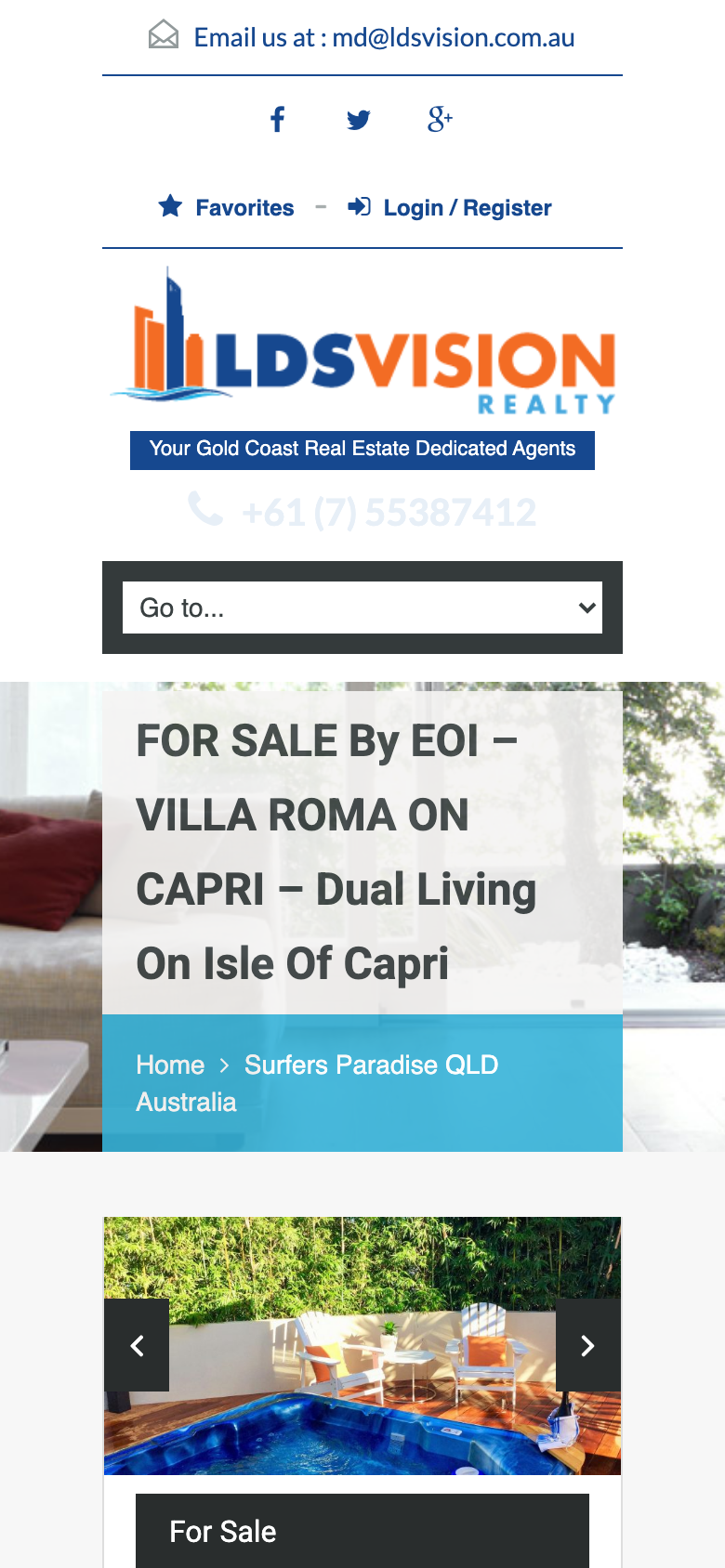 Mobile listing